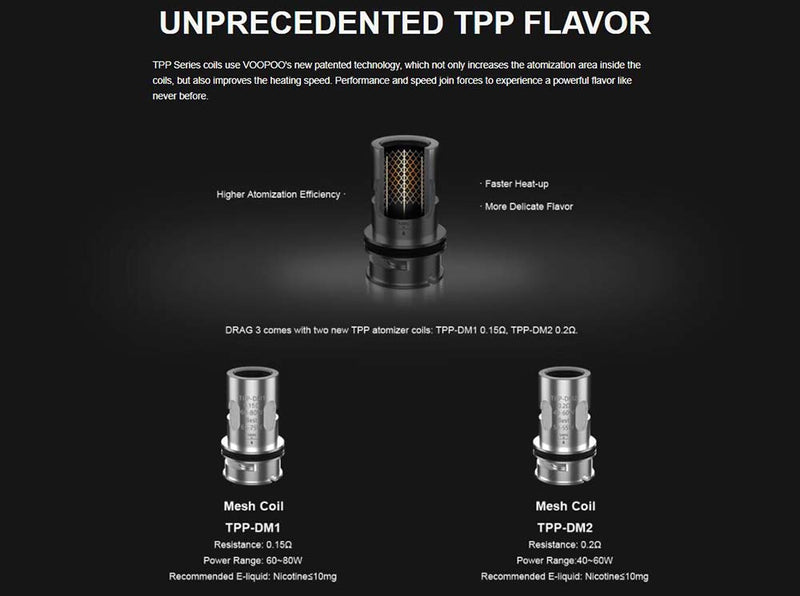 VOOPOO TPP COILS 3/pack