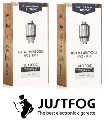 JUSTFOG Organic Cotton Coil 5/pack